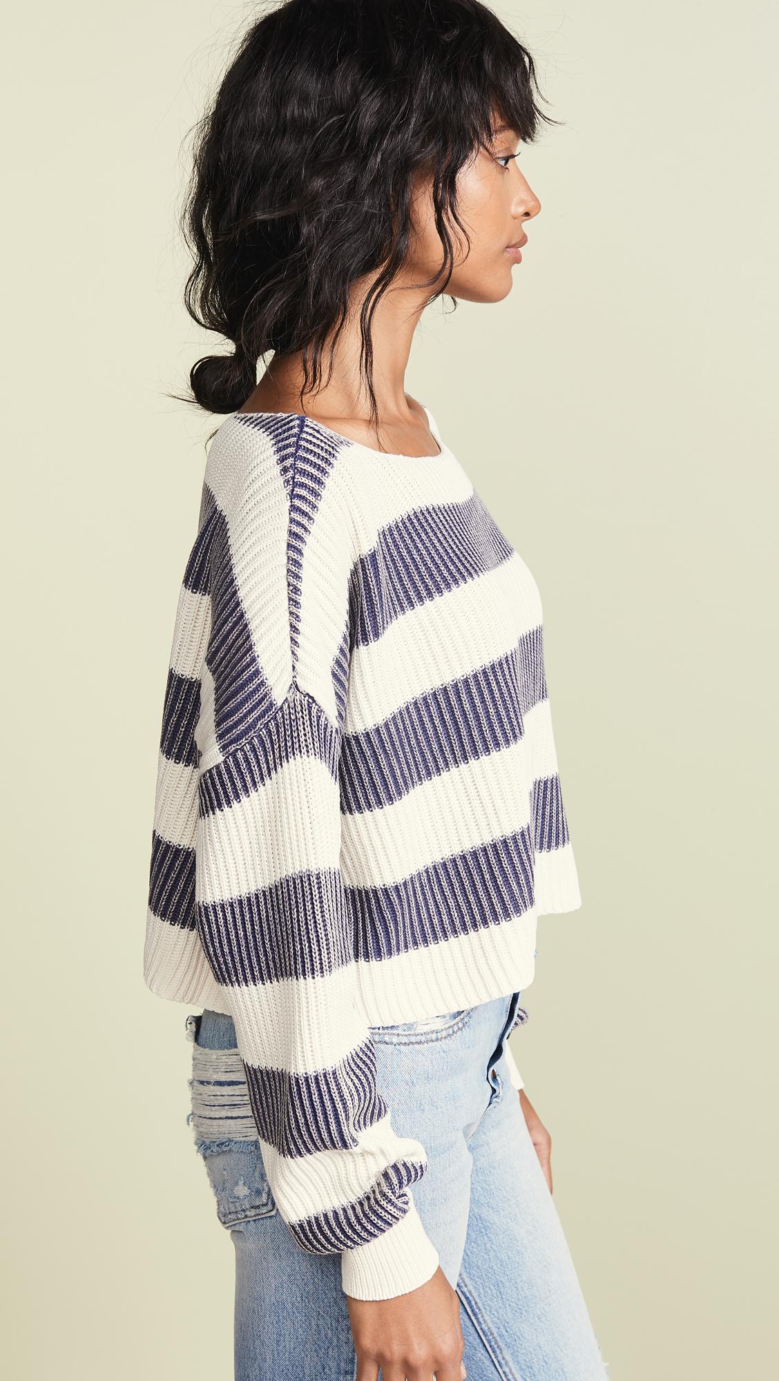 Just my stripe pullover sweater outlet
