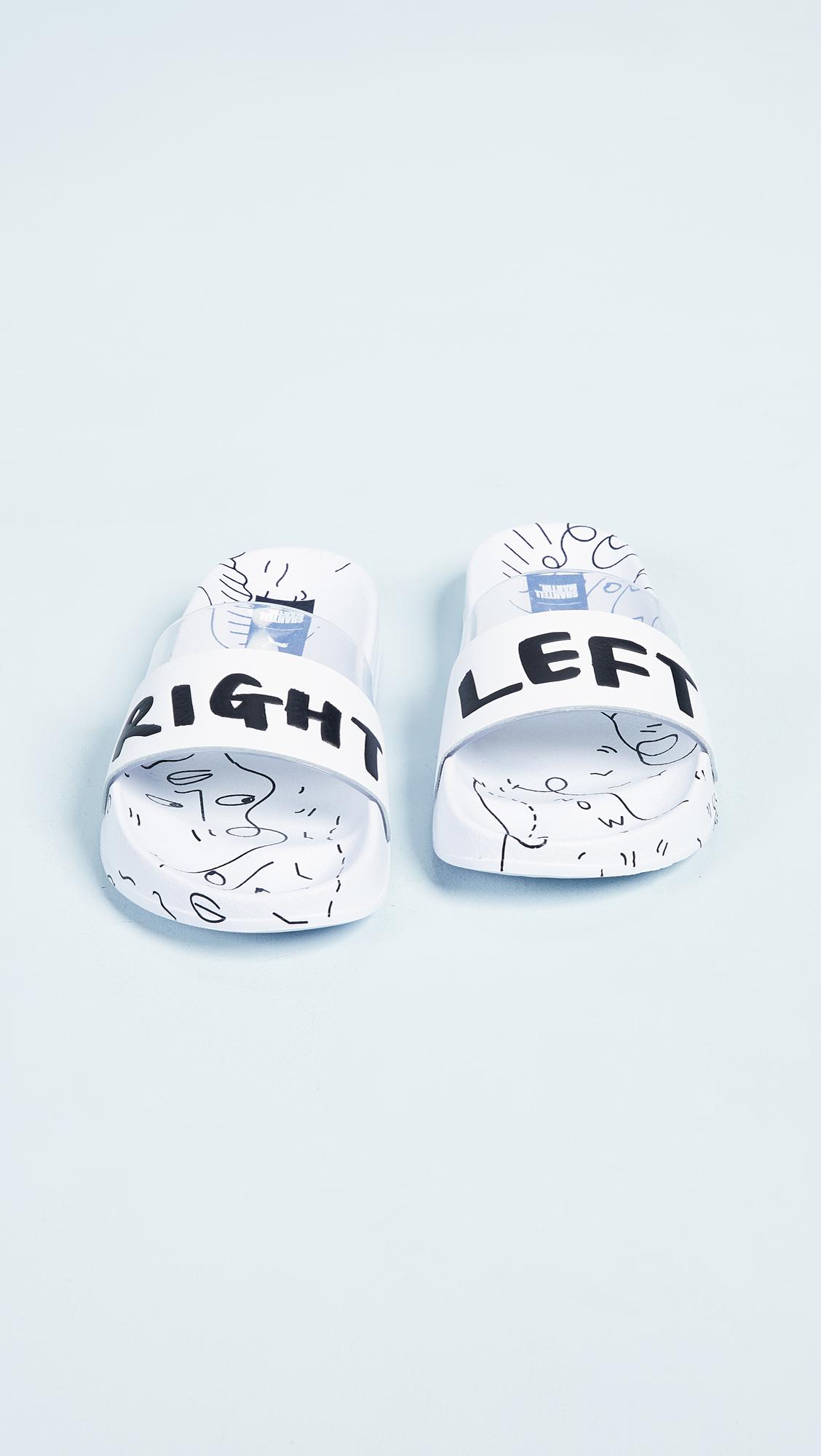 PUMA Leadcat Sm Slides in White | Lyst