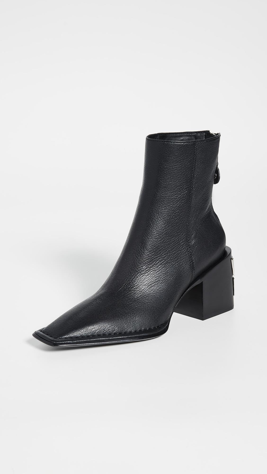 Alexander Wang Leather Parker Boots in Black | Lyst