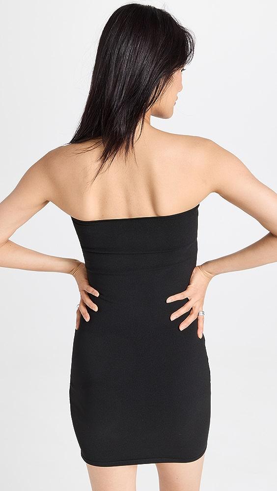 Alexander Wang Tube Mini Dress With Cutout Detail in Black