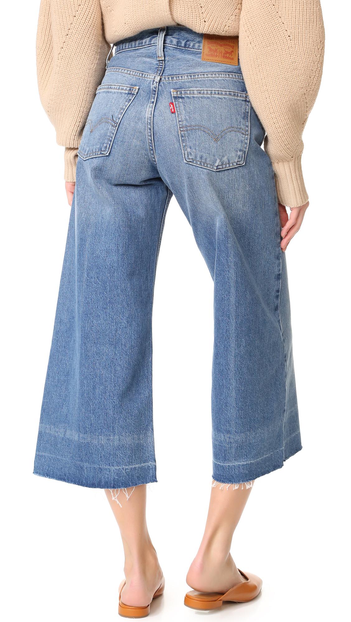 levis culotte jeans