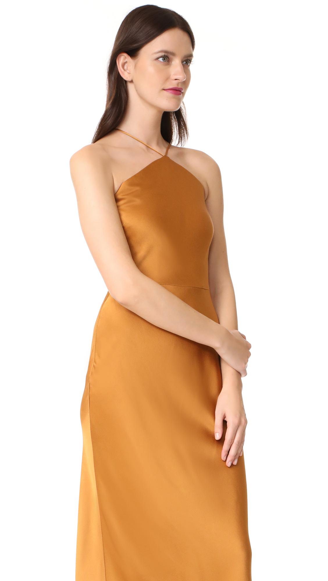 jason wu caramel slip gown