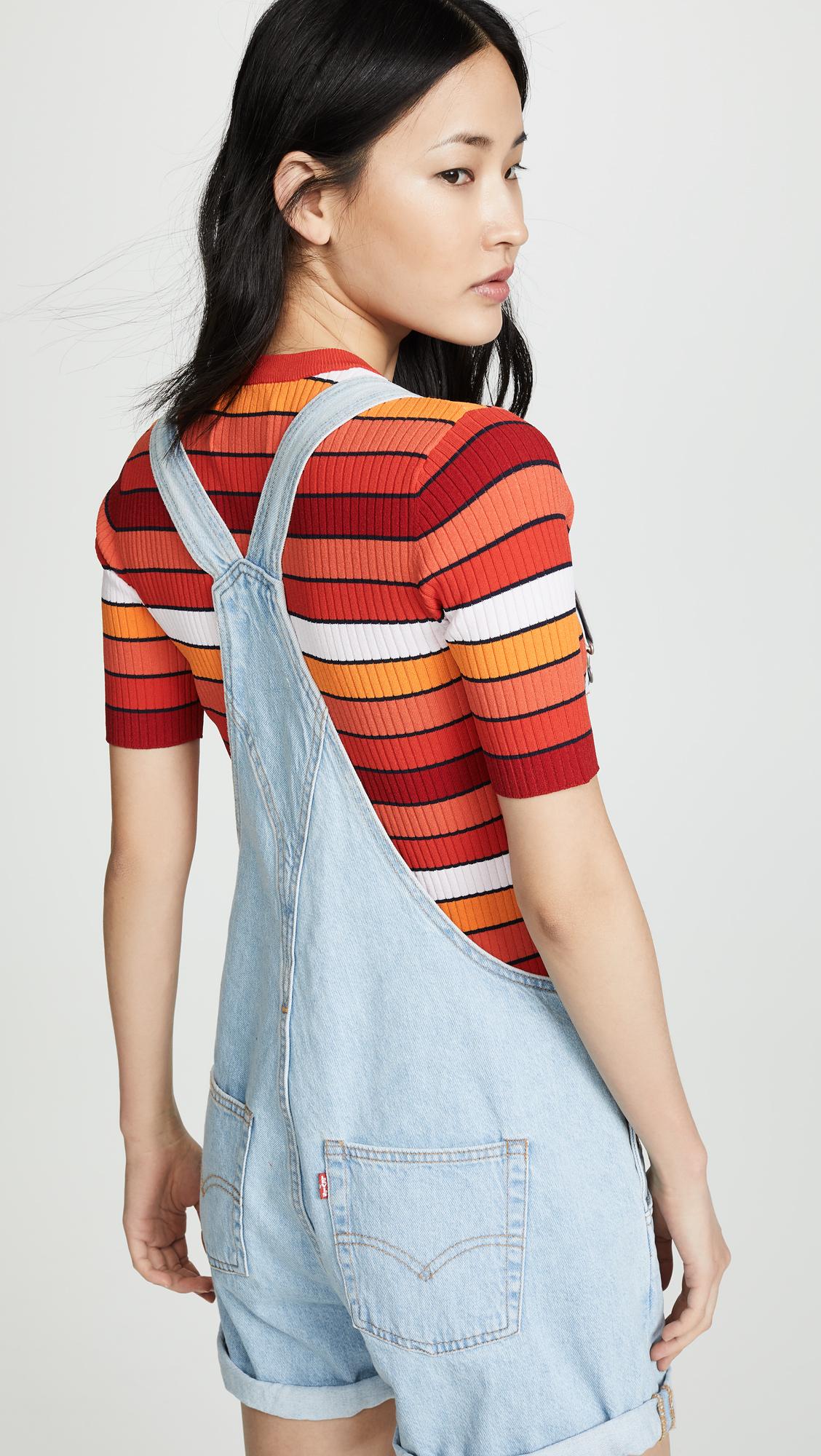 levis short and sweet vintage overall