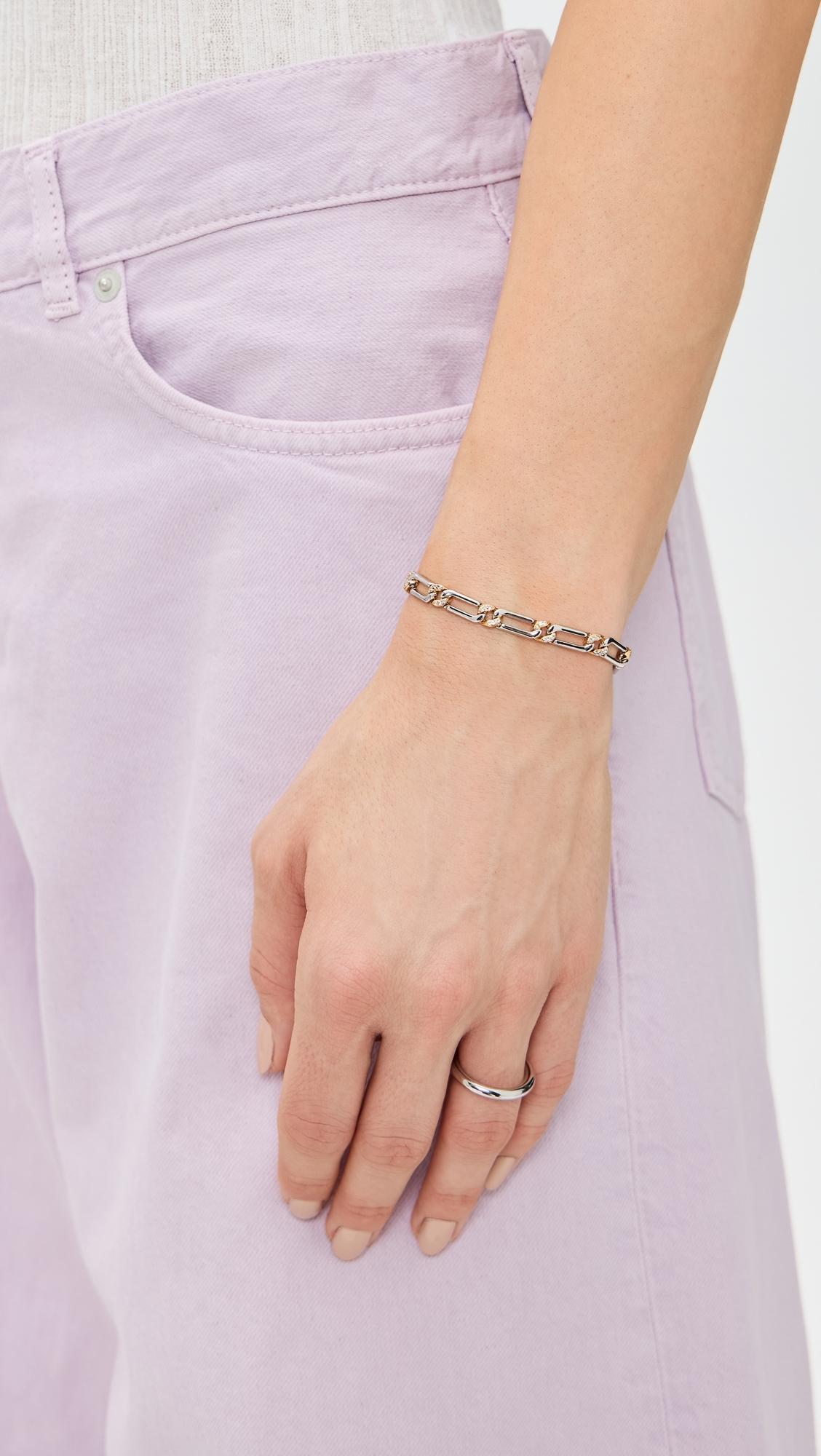 LUV AJ ラブAj ブレスレット バングル チェーン Pave Trio Snake Chain Bracelet | Luv Aj