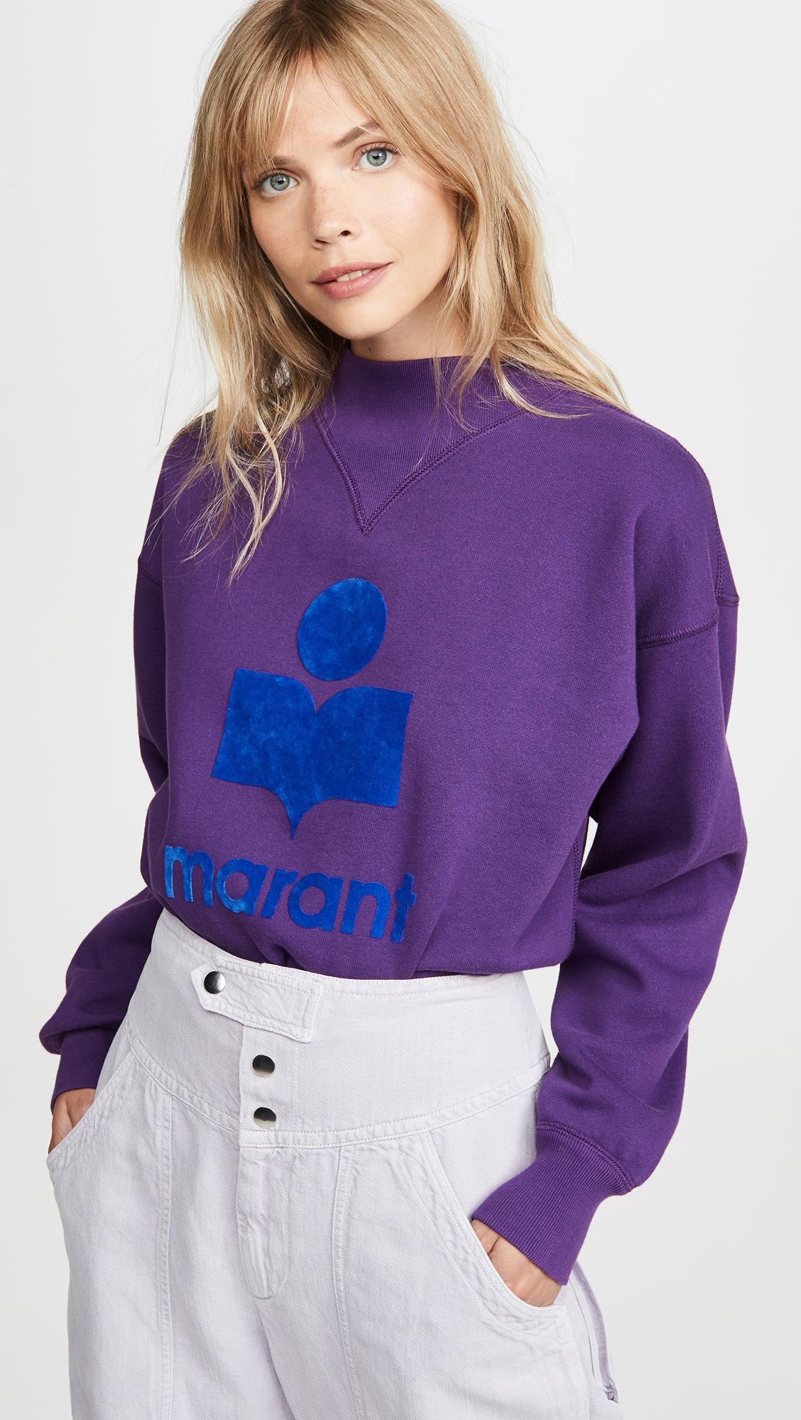 Étoile Isabel Marant Moby Sweatshirt in Purple | Lyst