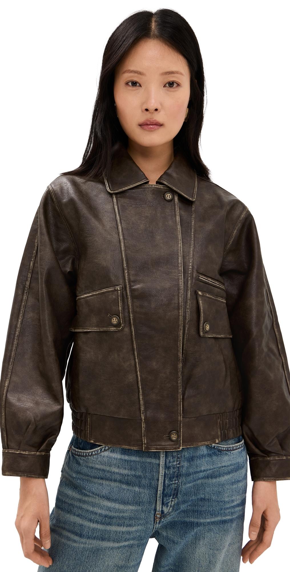 Moon river leather jacket sales