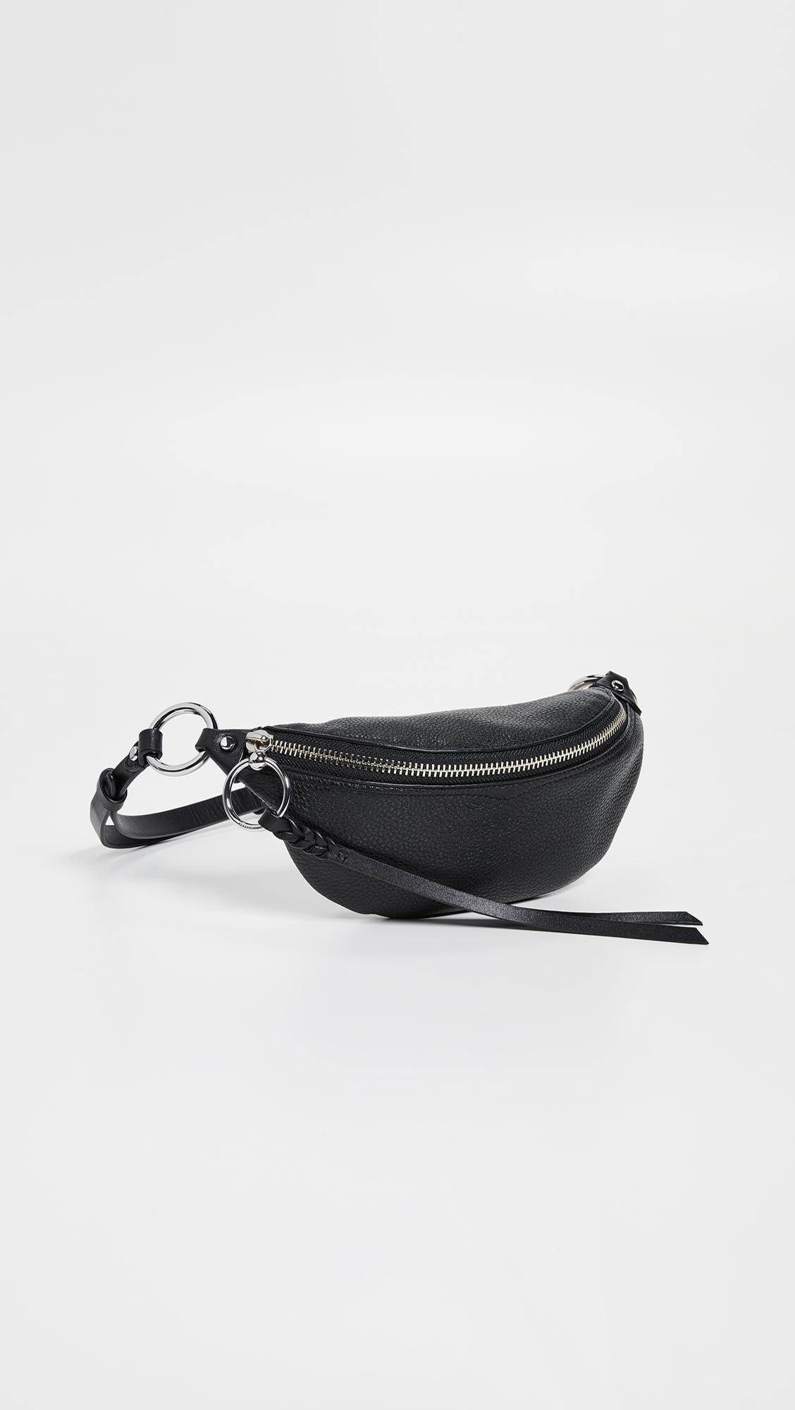 Rebecca Minkoff Bree Mini Belt Bag in Black | Lyst