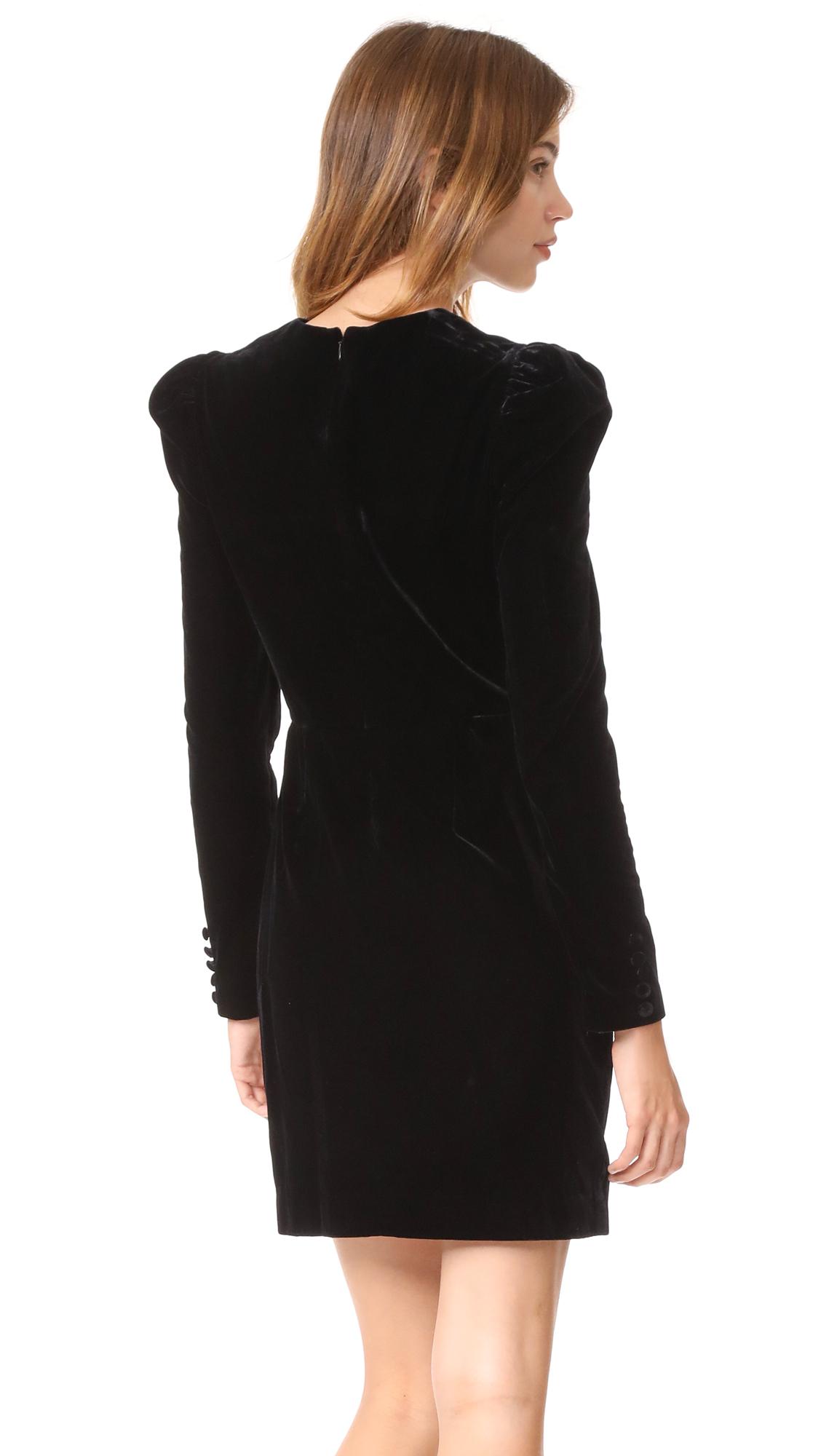 jill stuart velvet dress