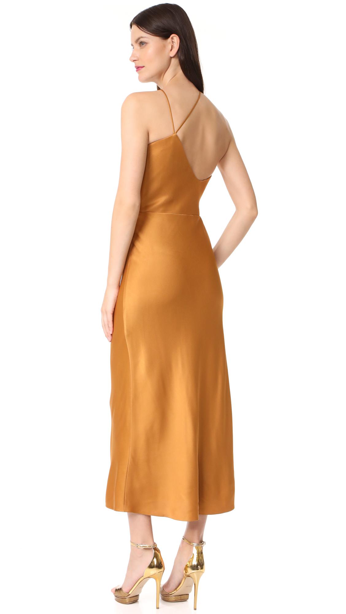 jason wu caramel slip gown