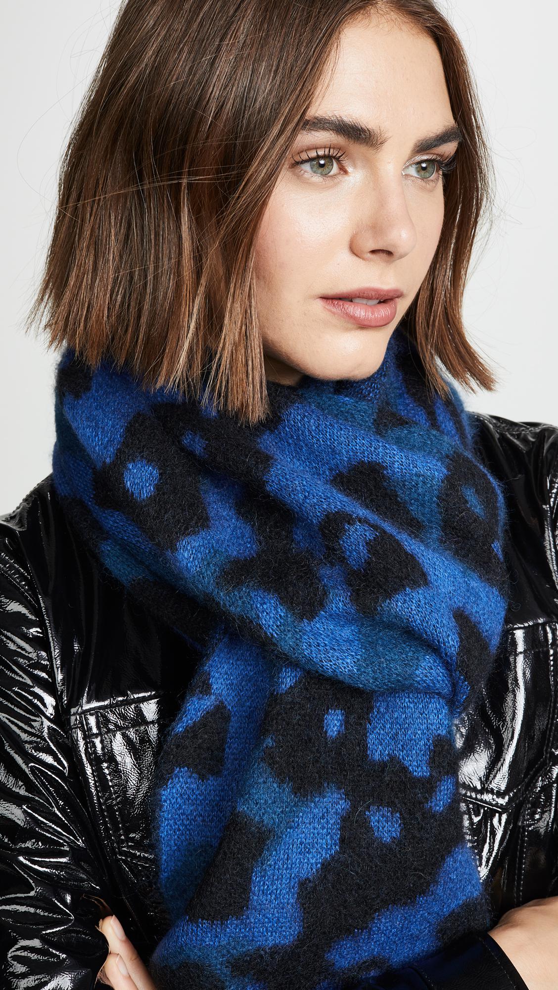 rag and bone leopard scarf