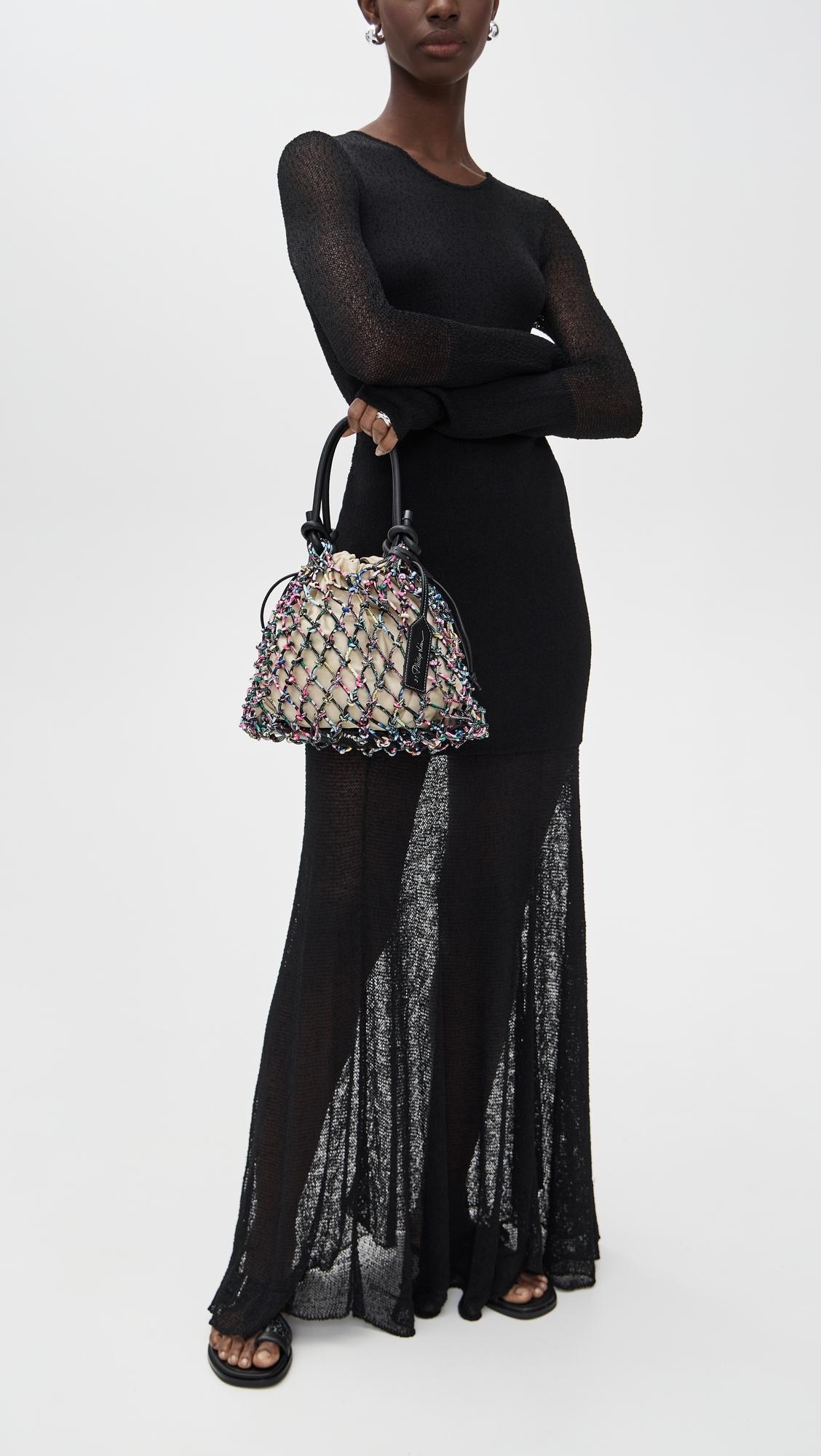 3.1 Phillip Lim Printed Macrame Mini Sac in Black | Lyst
