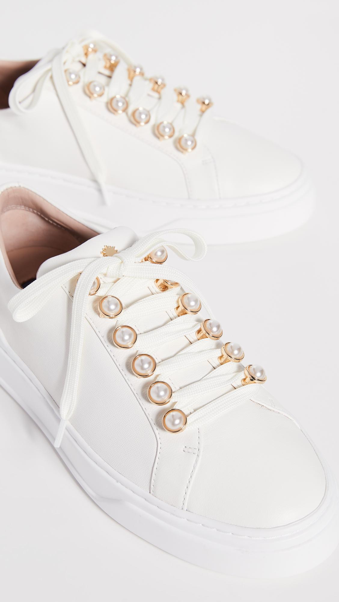 stuart weitzman excelsa leather sneaker