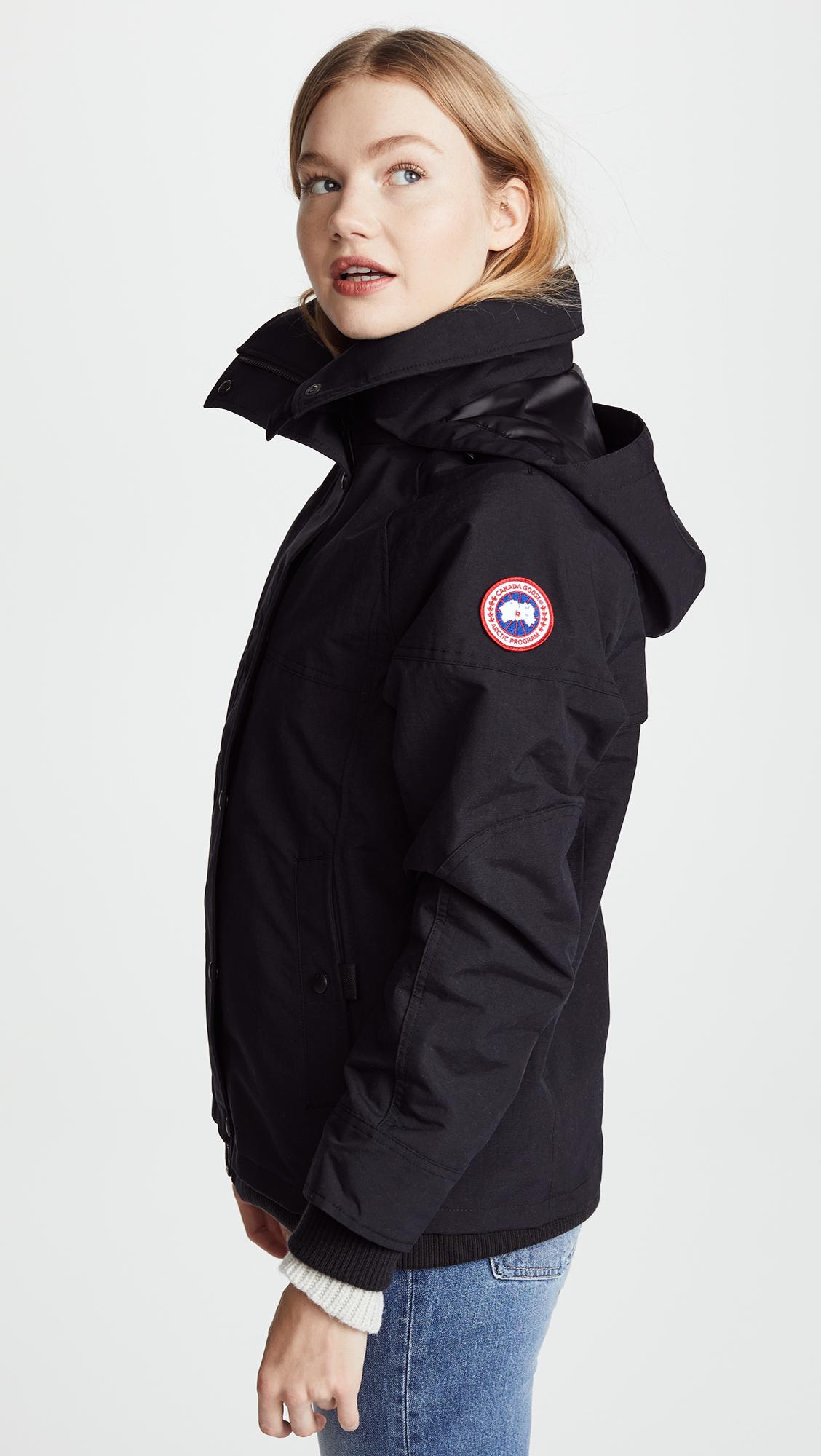 Canada Goose Canvas Chinook Jacket in Black | Lyst
