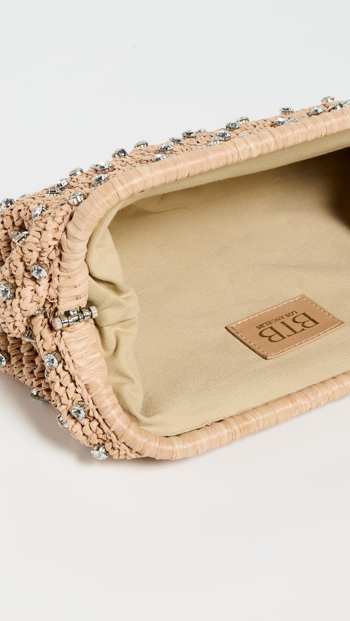 【BTB Los Angeles】LA発 Briar クリスタル ラフィア クラッチ BRIAR CRYSTAL CLUTCH – BTB Los Angeles