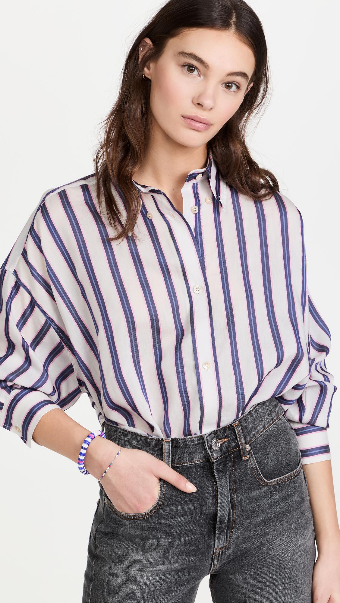 isabel marant striped blouse