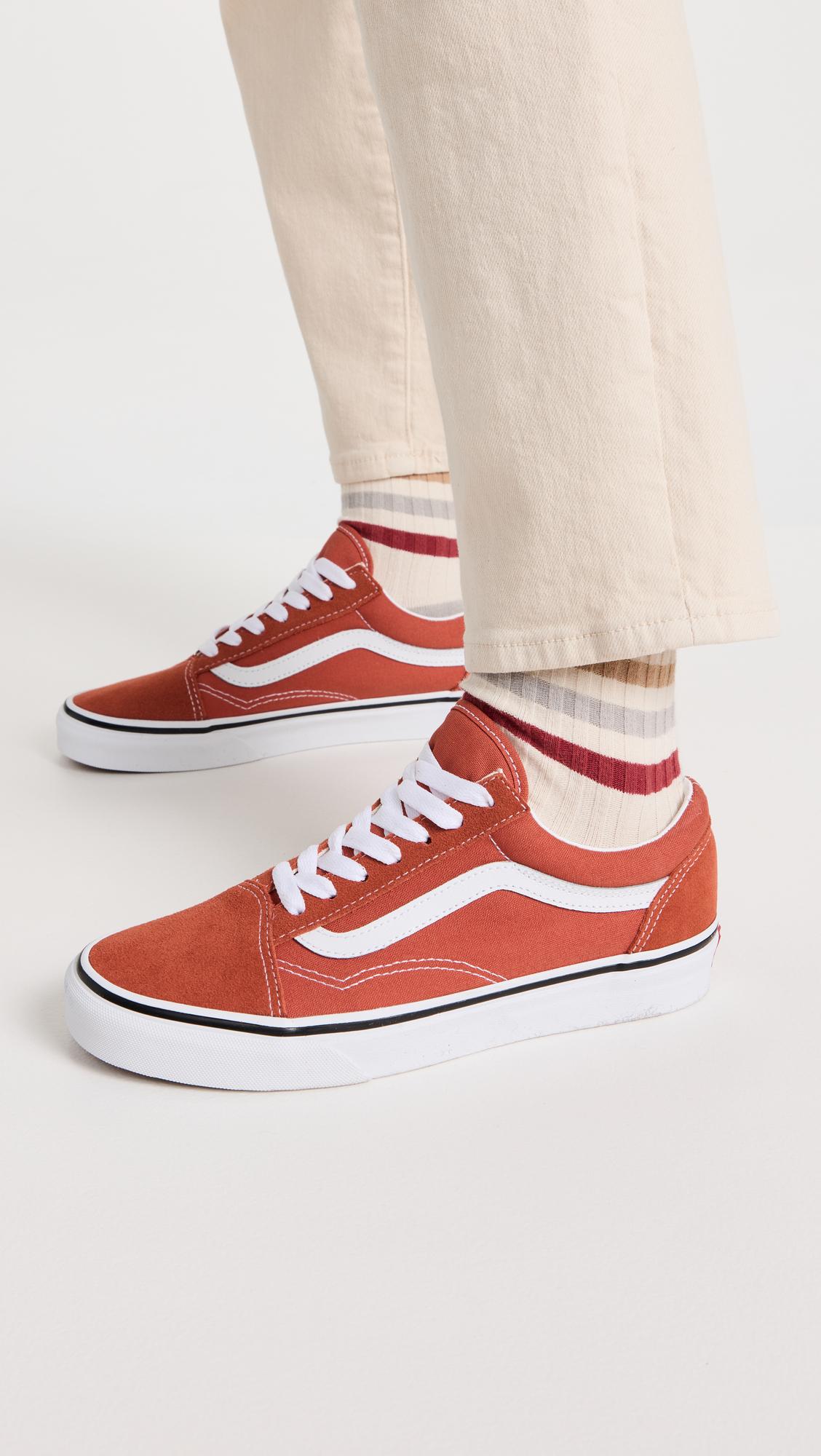 Vans Old Skool Sneakers in Red | Lyst