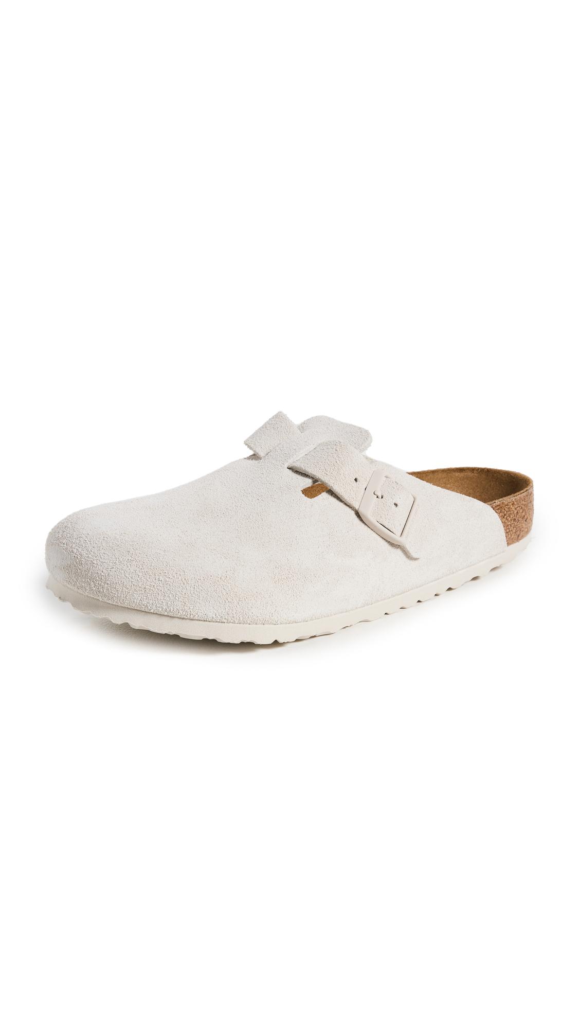 Birkenstock Antique White Boston Clogs for Men | Lyst