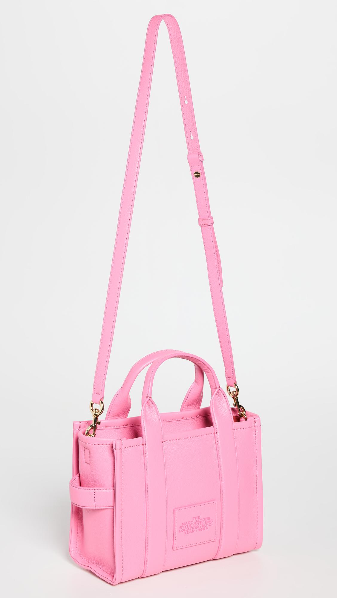 Leather tote Marc Jacobs Pink in Leather - 24883022