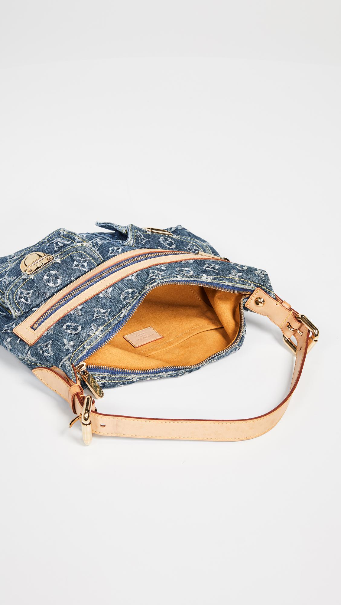 relovedeluxe products-Louis Vuitton Denim Baggy GM Shoulder Bag