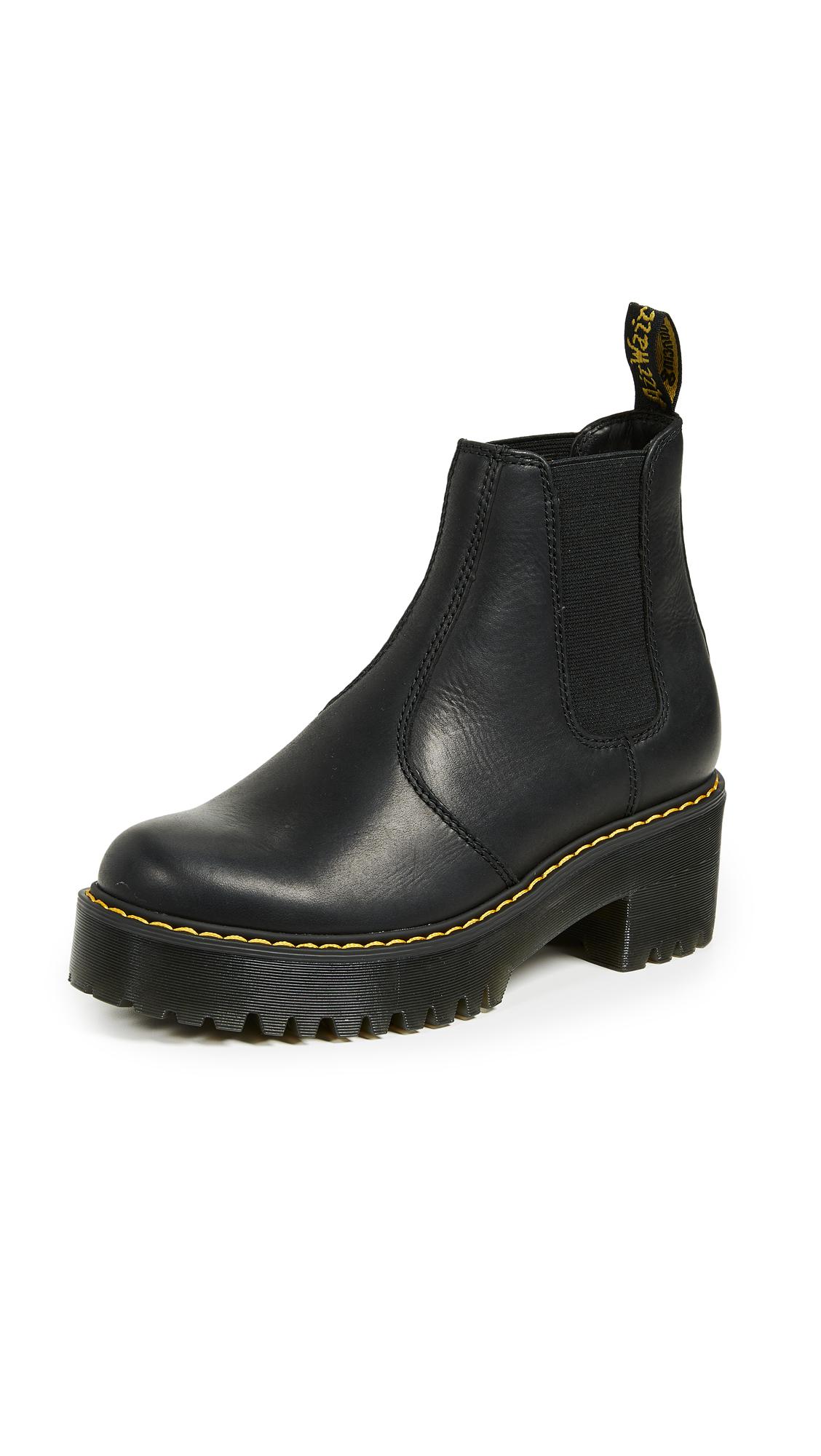 Dr. Martens Leather Rometty Chelsea Boots in Black | Lyst