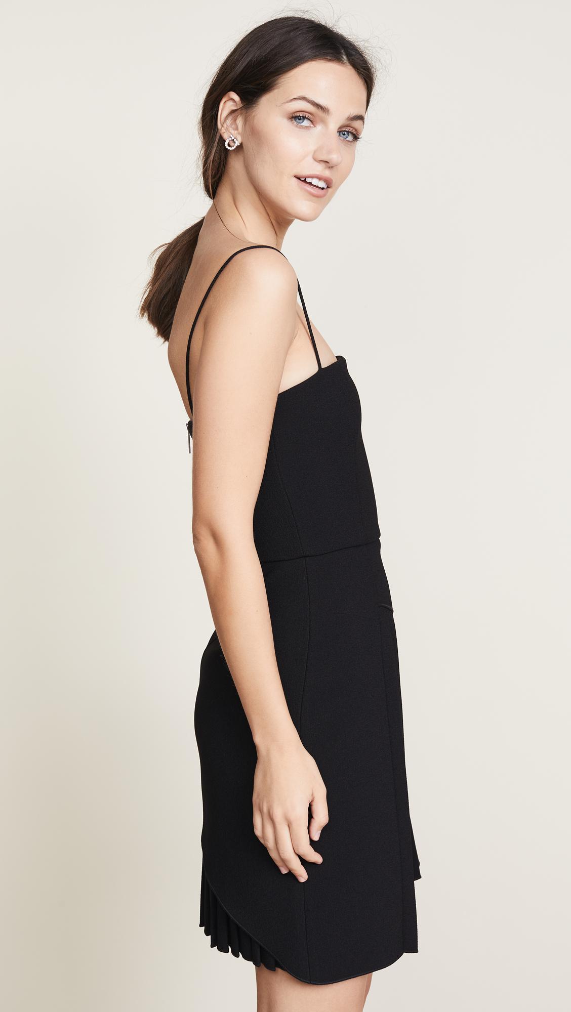dion lee coil pleat dress