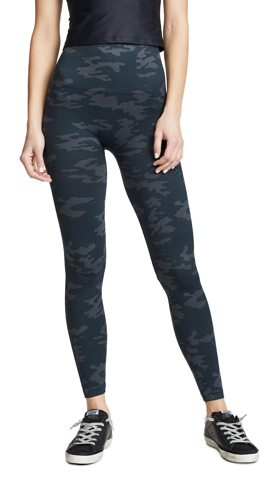 Spanx Seamless Camo Leggings in Black 