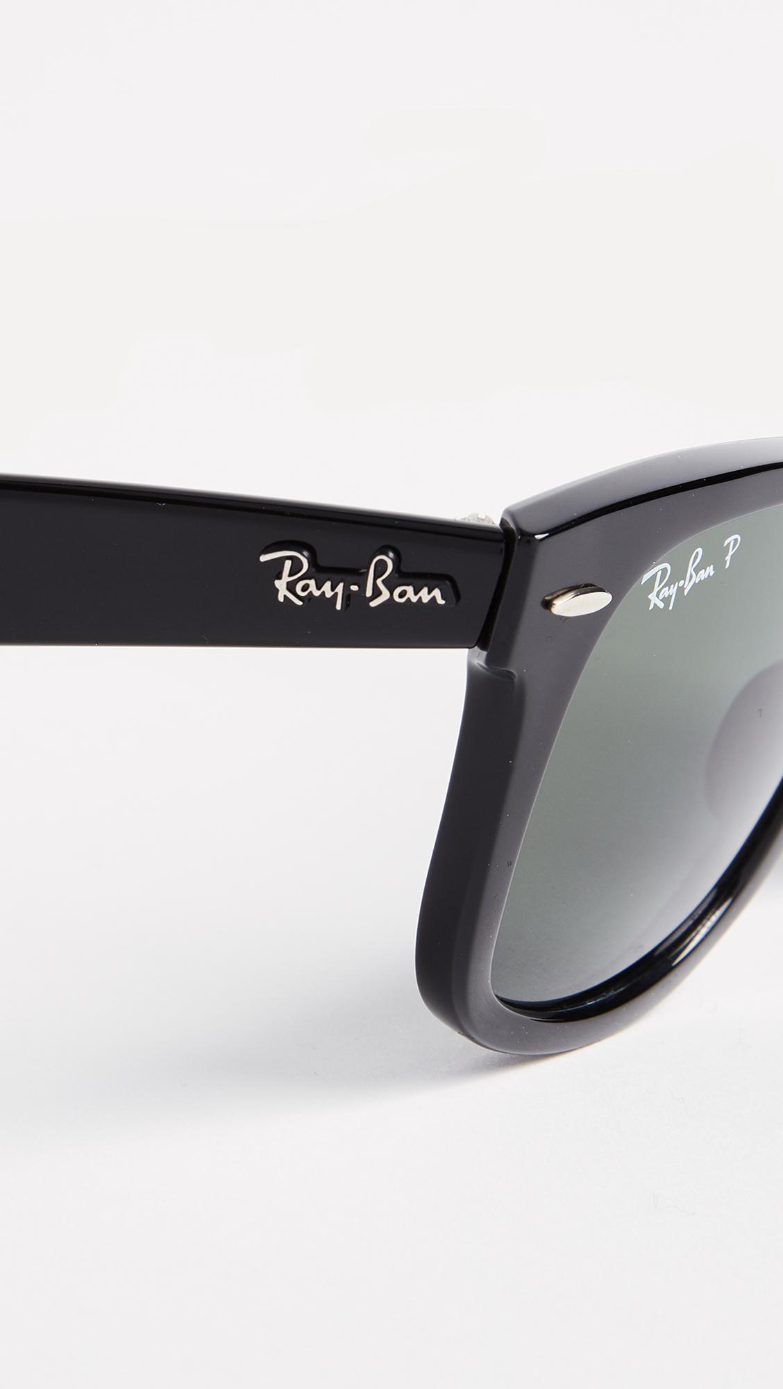 Ray Ban Original Wayfarer Sunglasses In Black Lyst