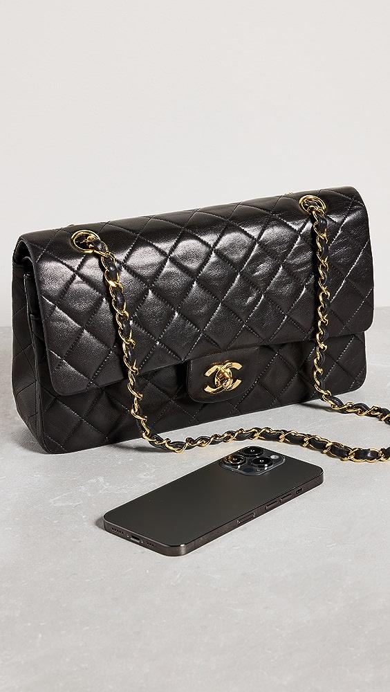 Chanel 1980s Quilted Lambskin Round Flap Bag