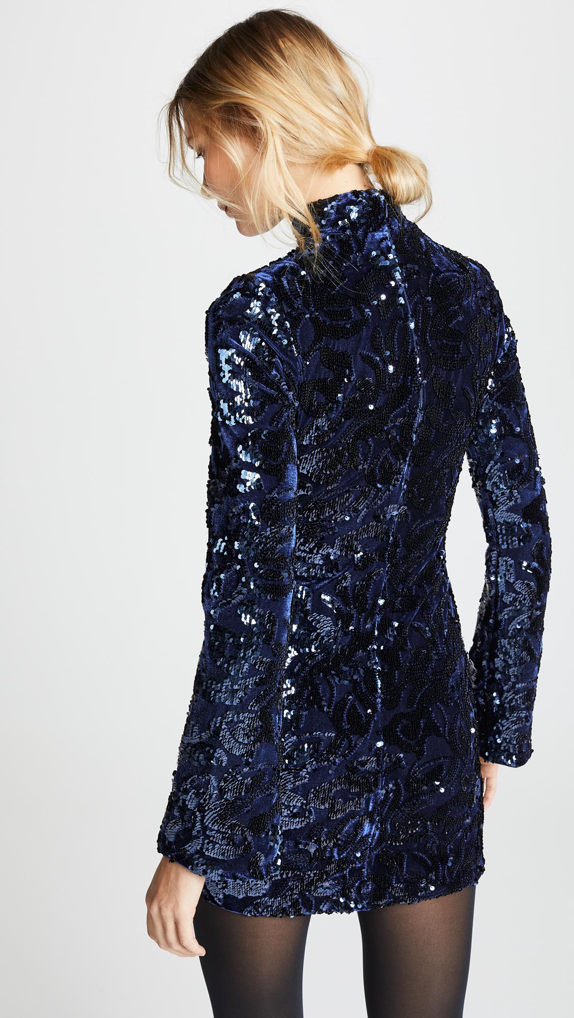alexis sequin mini dress