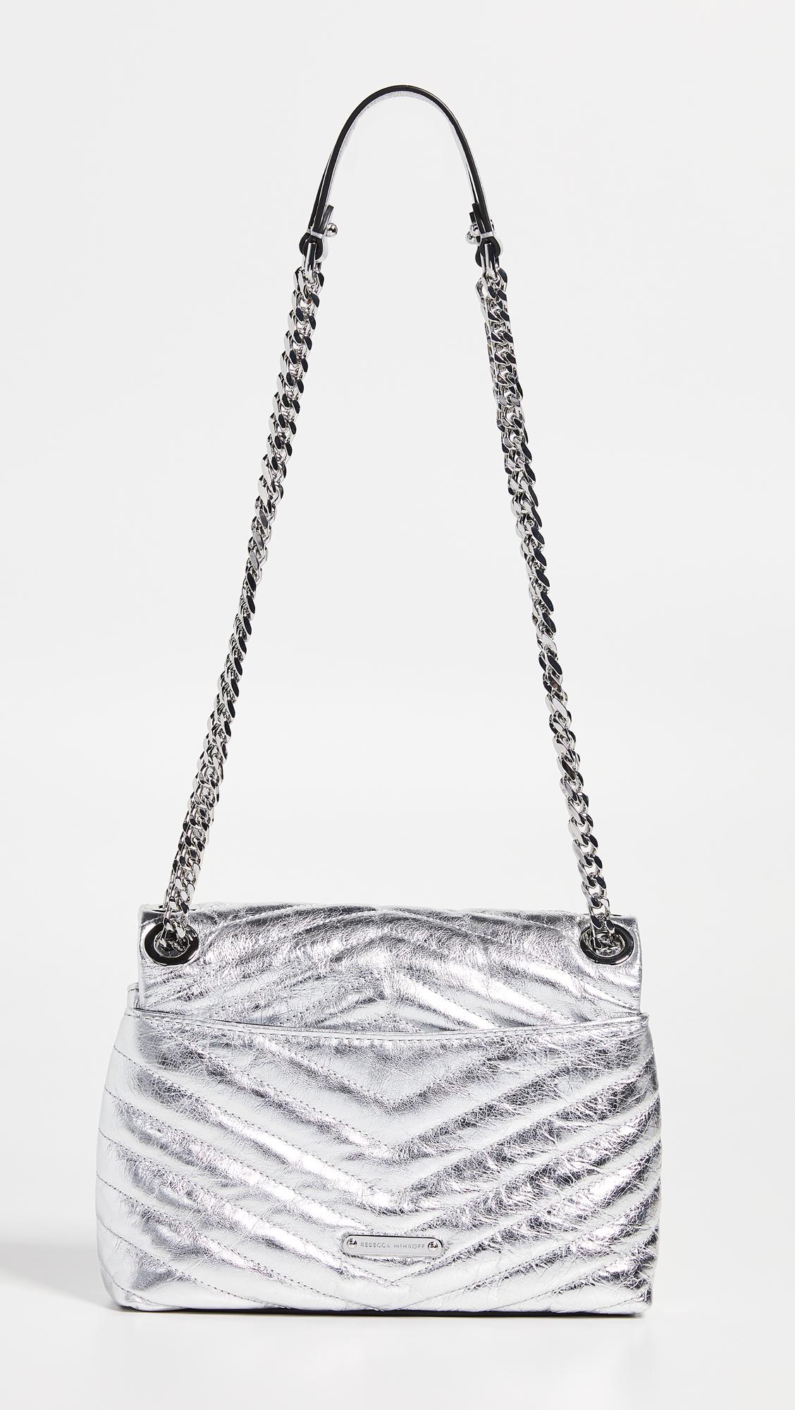 Rebecca Minkoff Edie Crossbody in Metallic Lyst