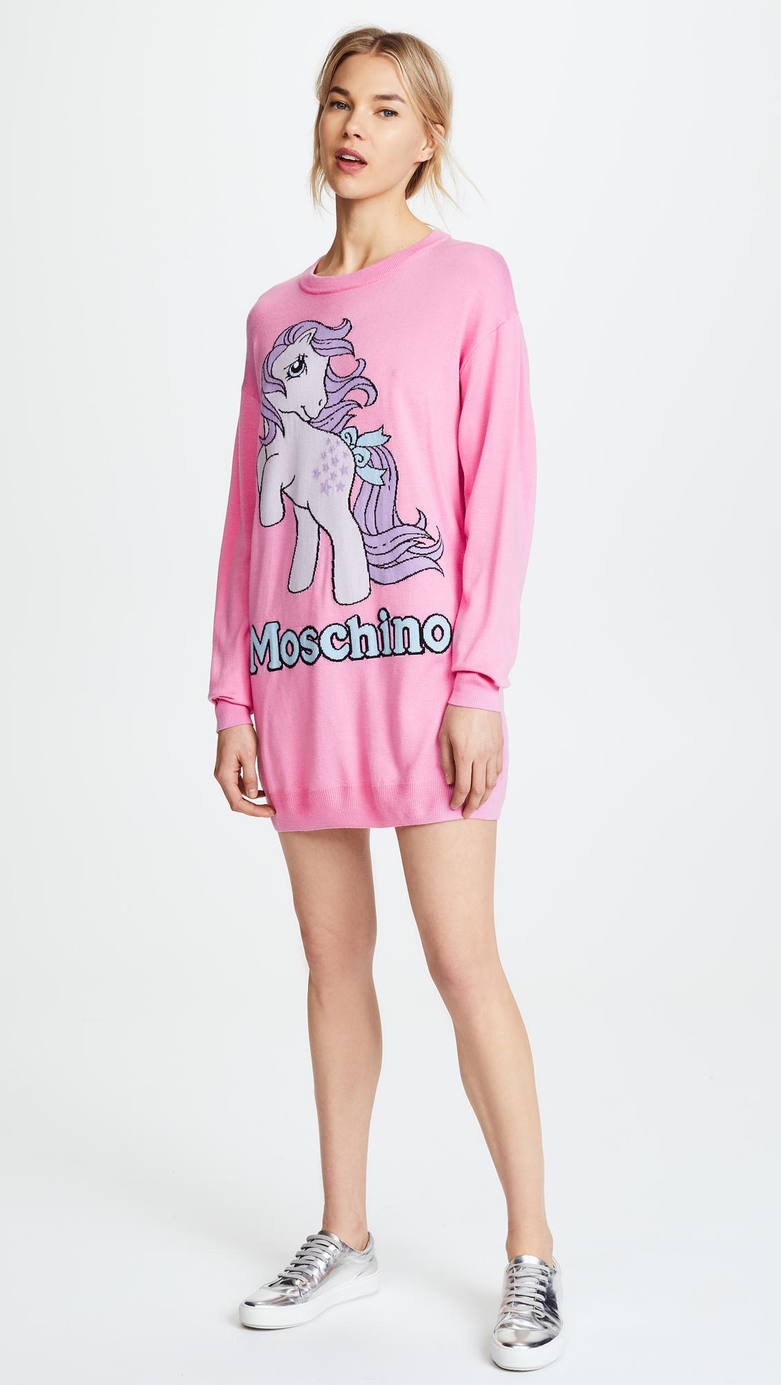 Moschino My Little Pony Pink Oversized Sweatshirt Lyst