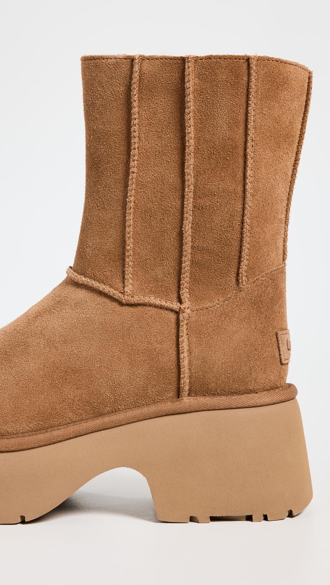UGG Classic Twin Seam New Heights Boots in White | Lyst
