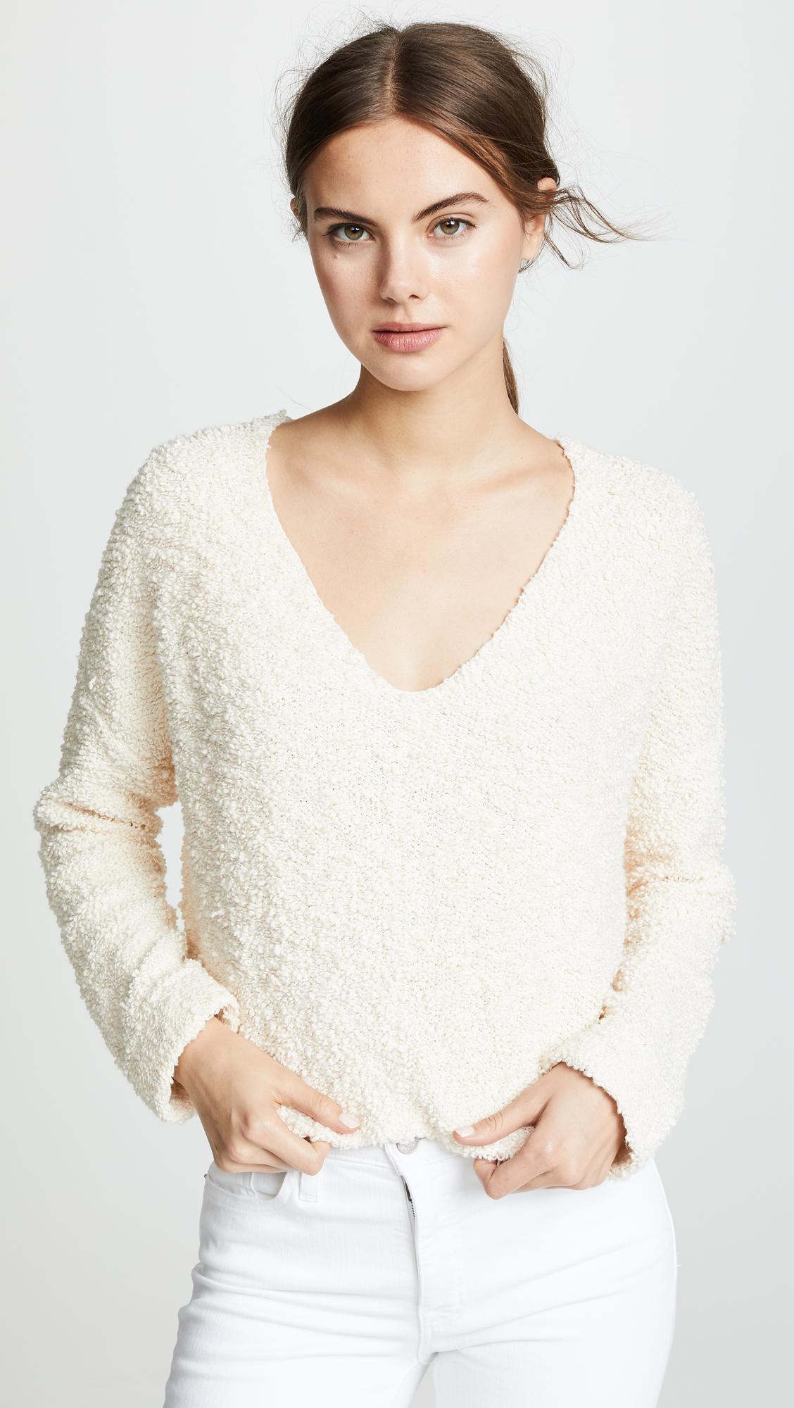 Free People Cotton Popcorn Pullover 