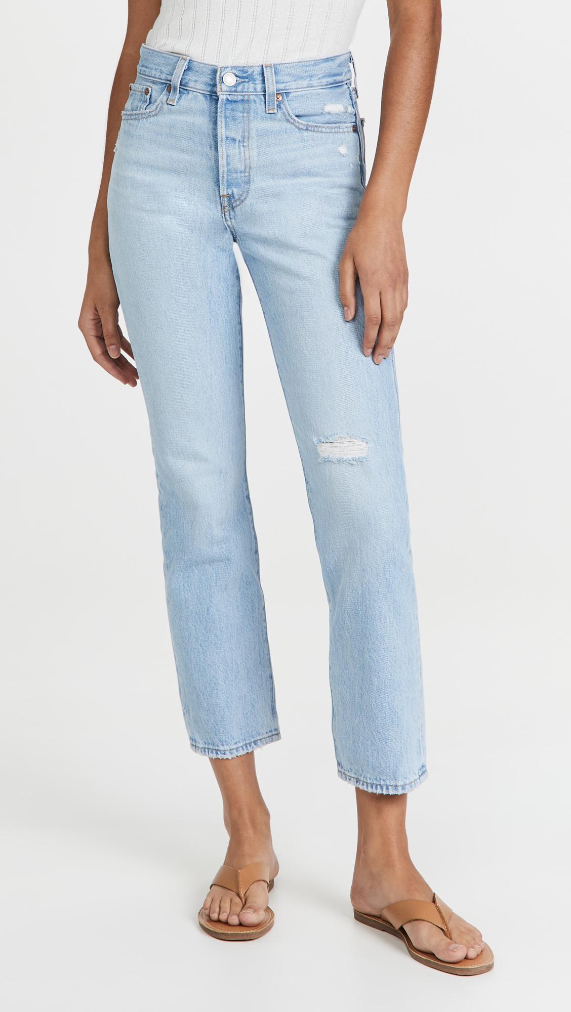 Levi's Premium Wedgie Straight Jeans, in Blue | Lyst Canada