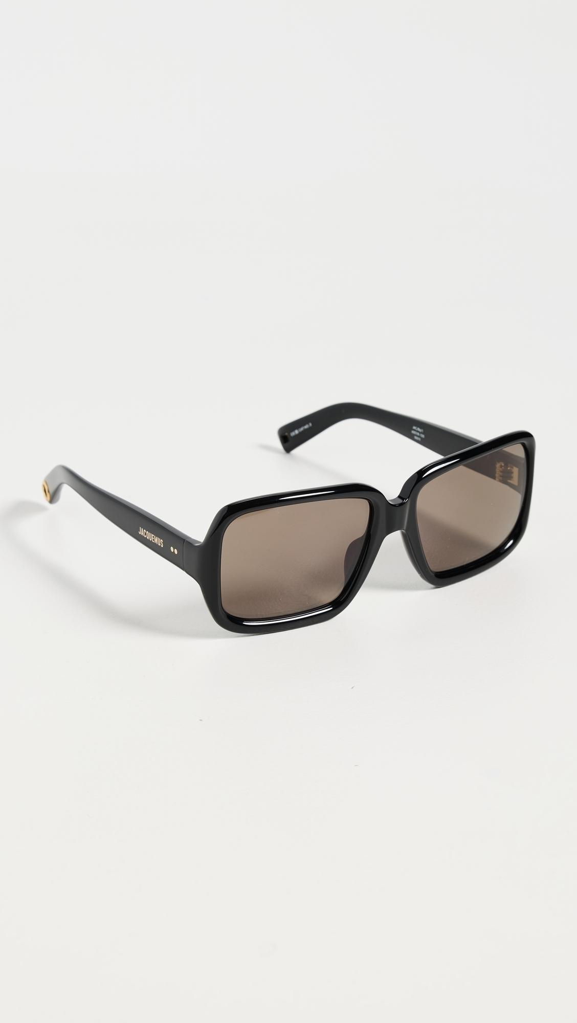 JACQUEMUS カハナ スクエア フレム サンクラス JAC860 C4SUN Jacquemus Cabana Sunglasses in Black | Lyst