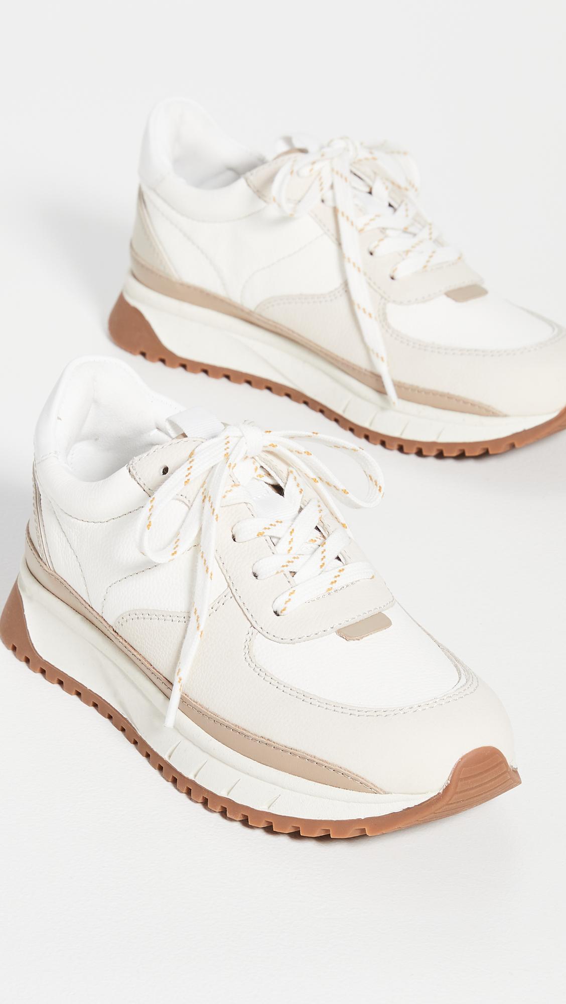 Madewell Kickoff Trainer Sneakers In Neutral Colorblock Leather | Lyst