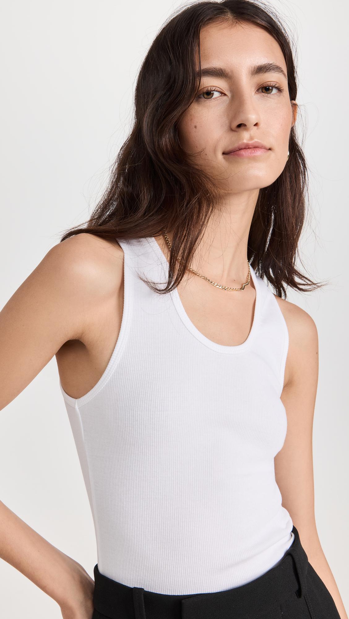Wardrobe NYC Ribbed Tank in White Lyst