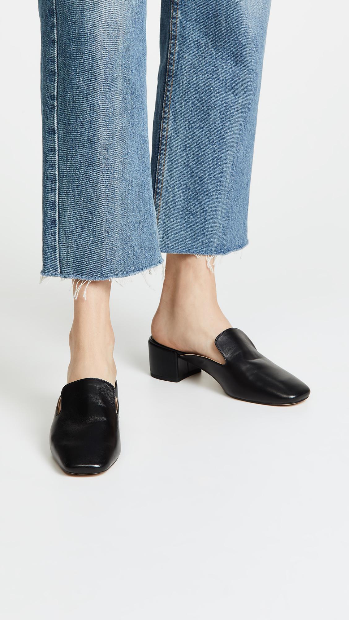 adair block heel mule