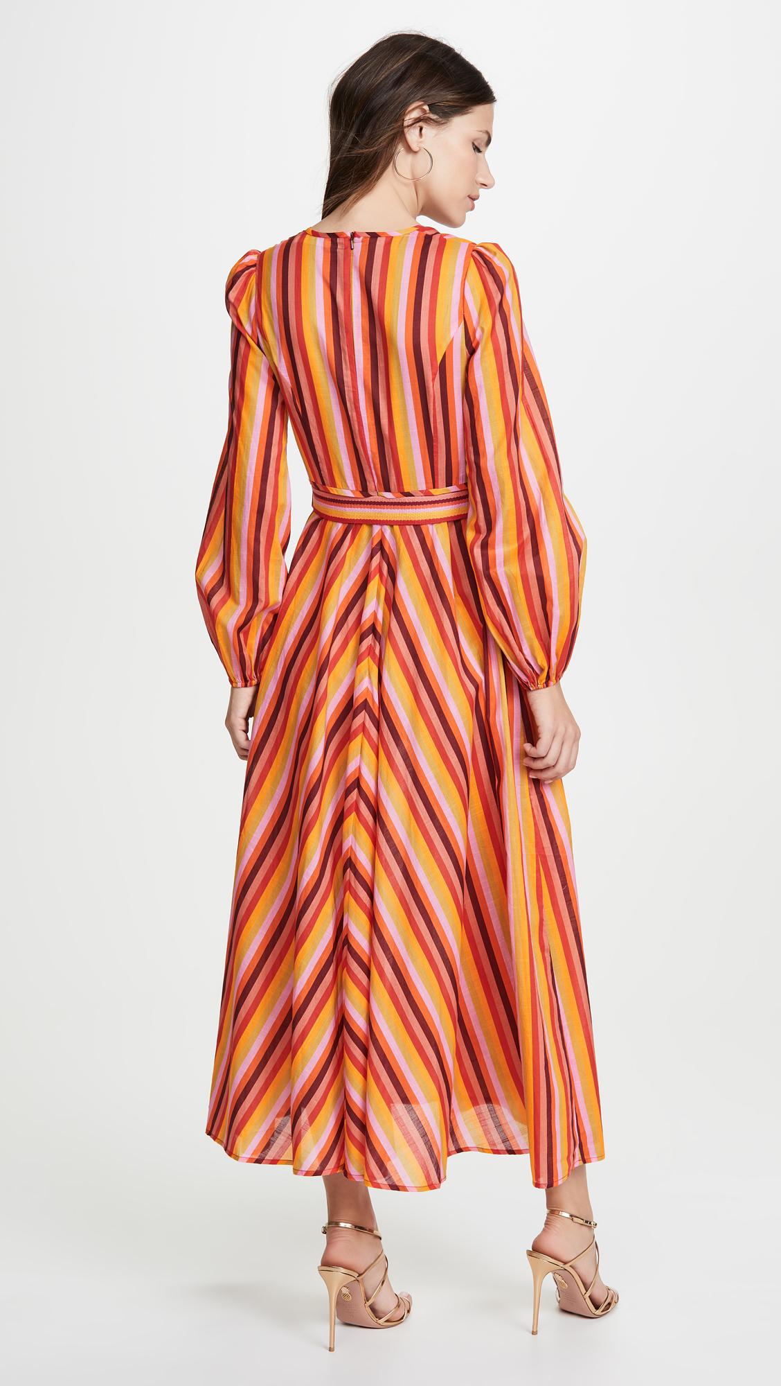 zimmermann orange dress