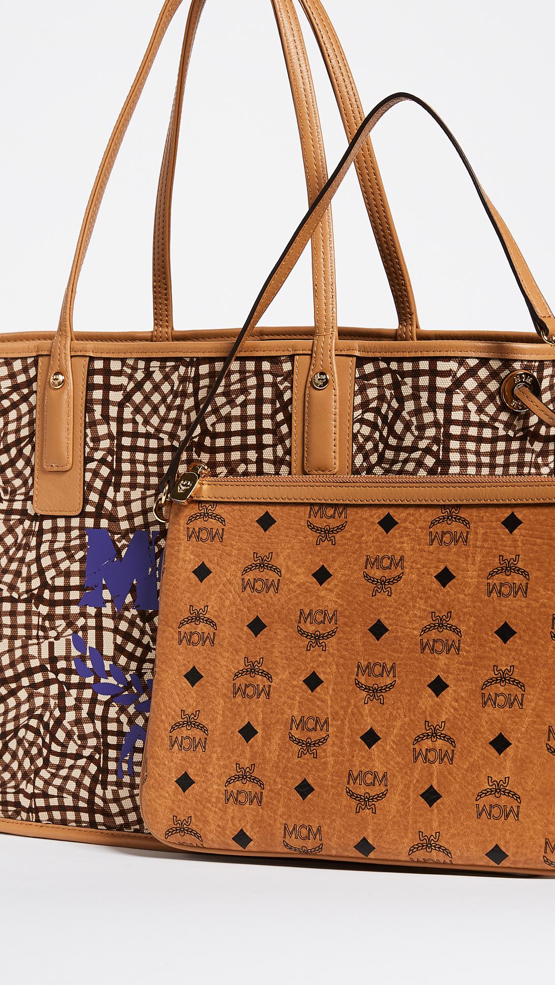 reversible mcm tote