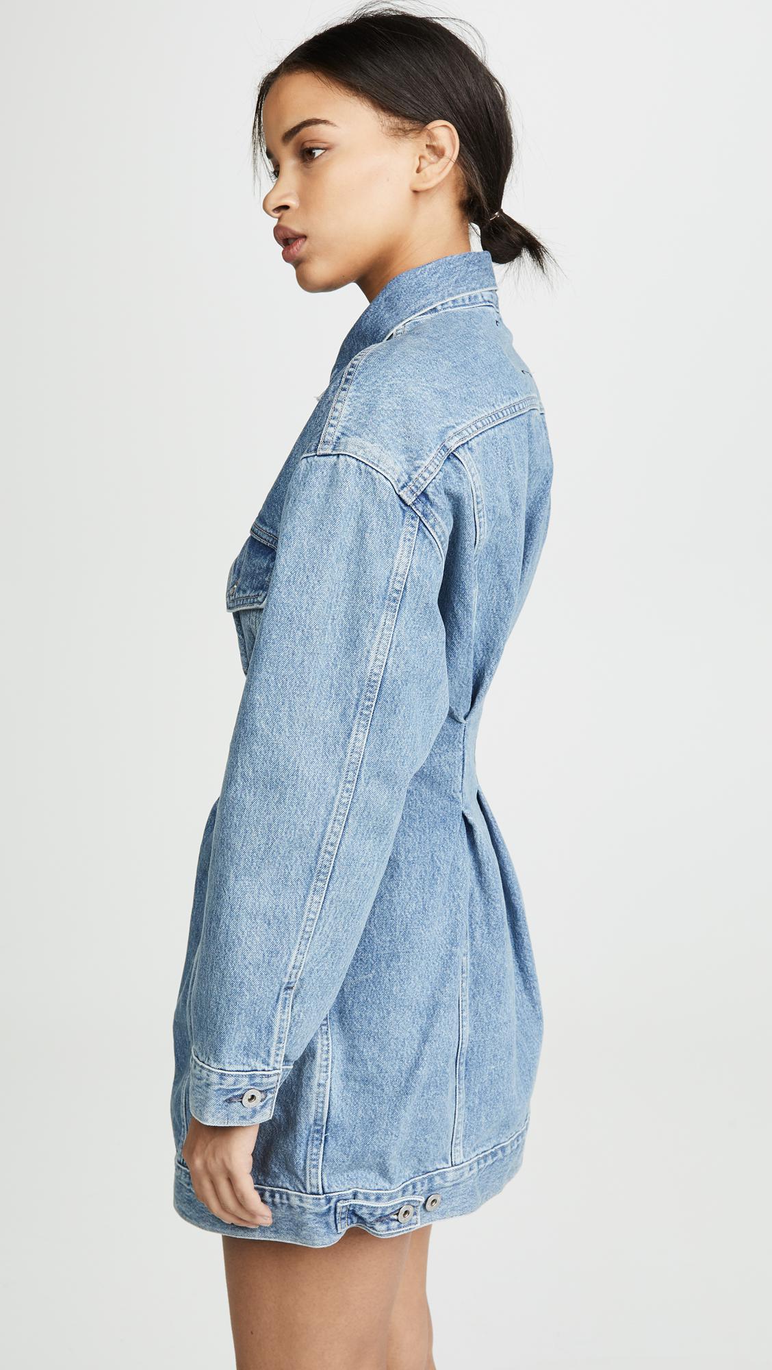 levi's lmc denim trouser dress