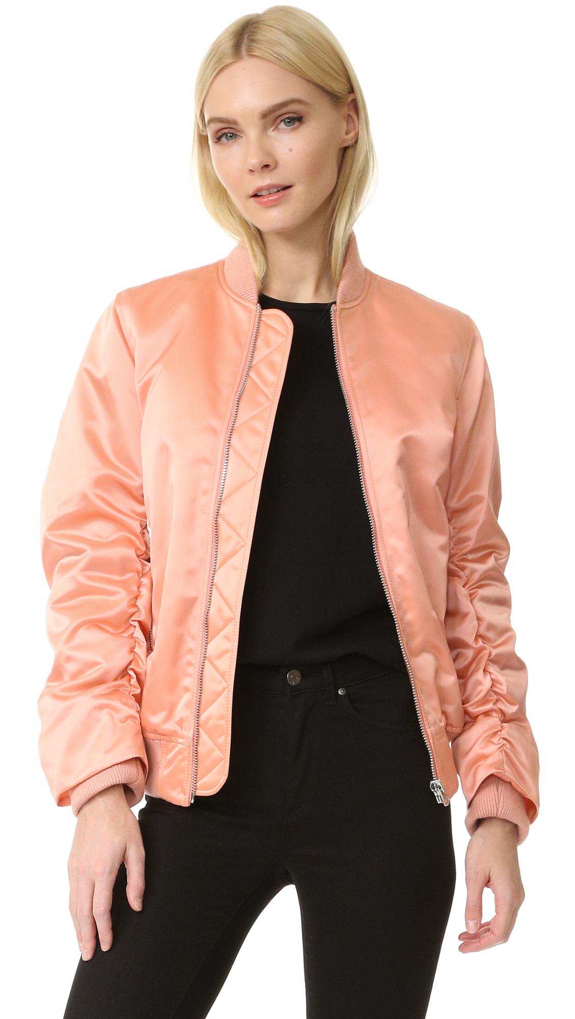acne studios pink bomber jacket
