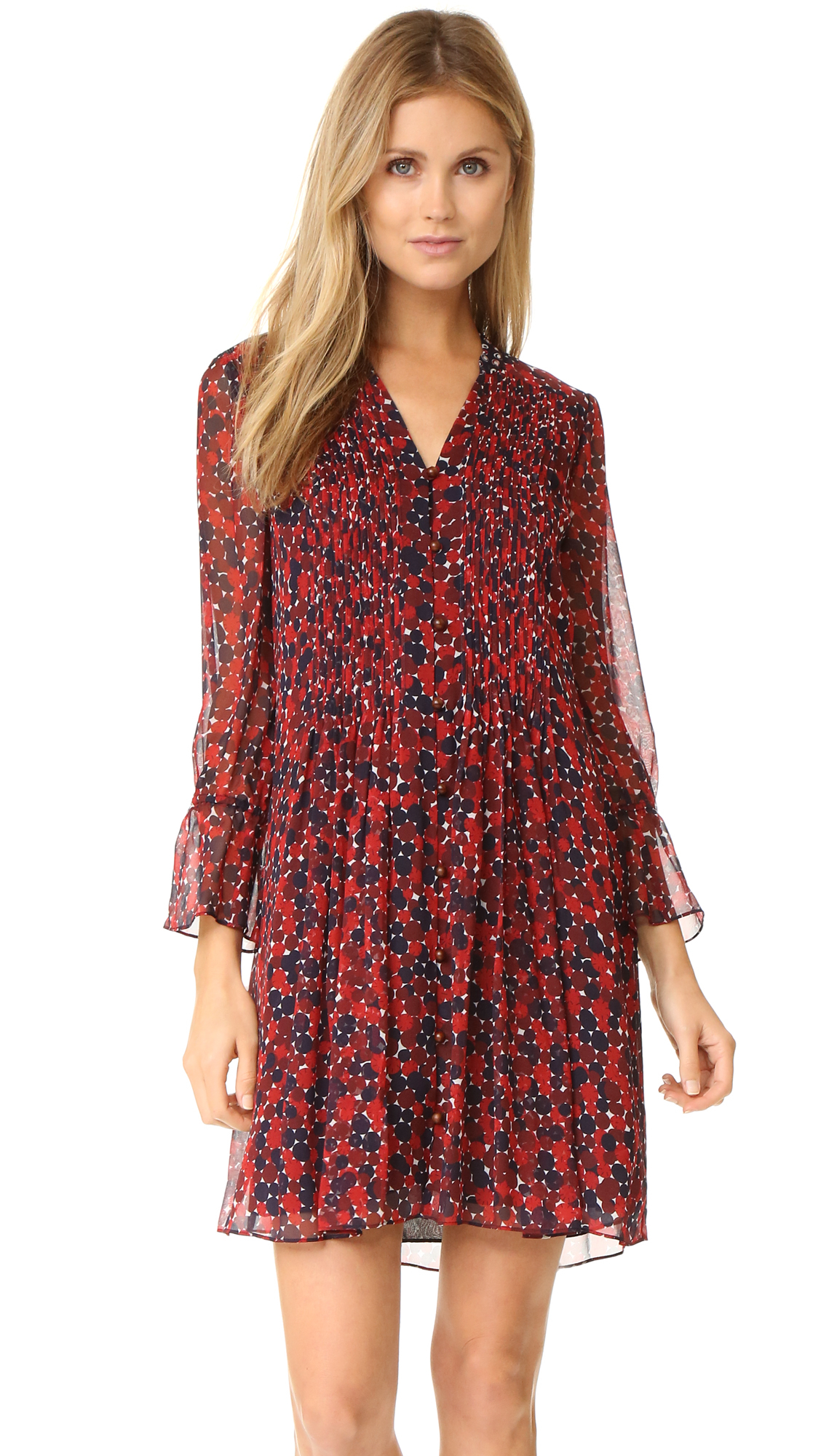 Diane von Furstenberg Silk Jewel Dress 