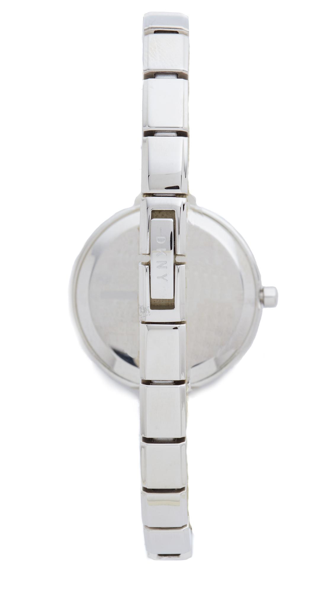 DKNY Murray Bangle Watch in Metallic | Lyst