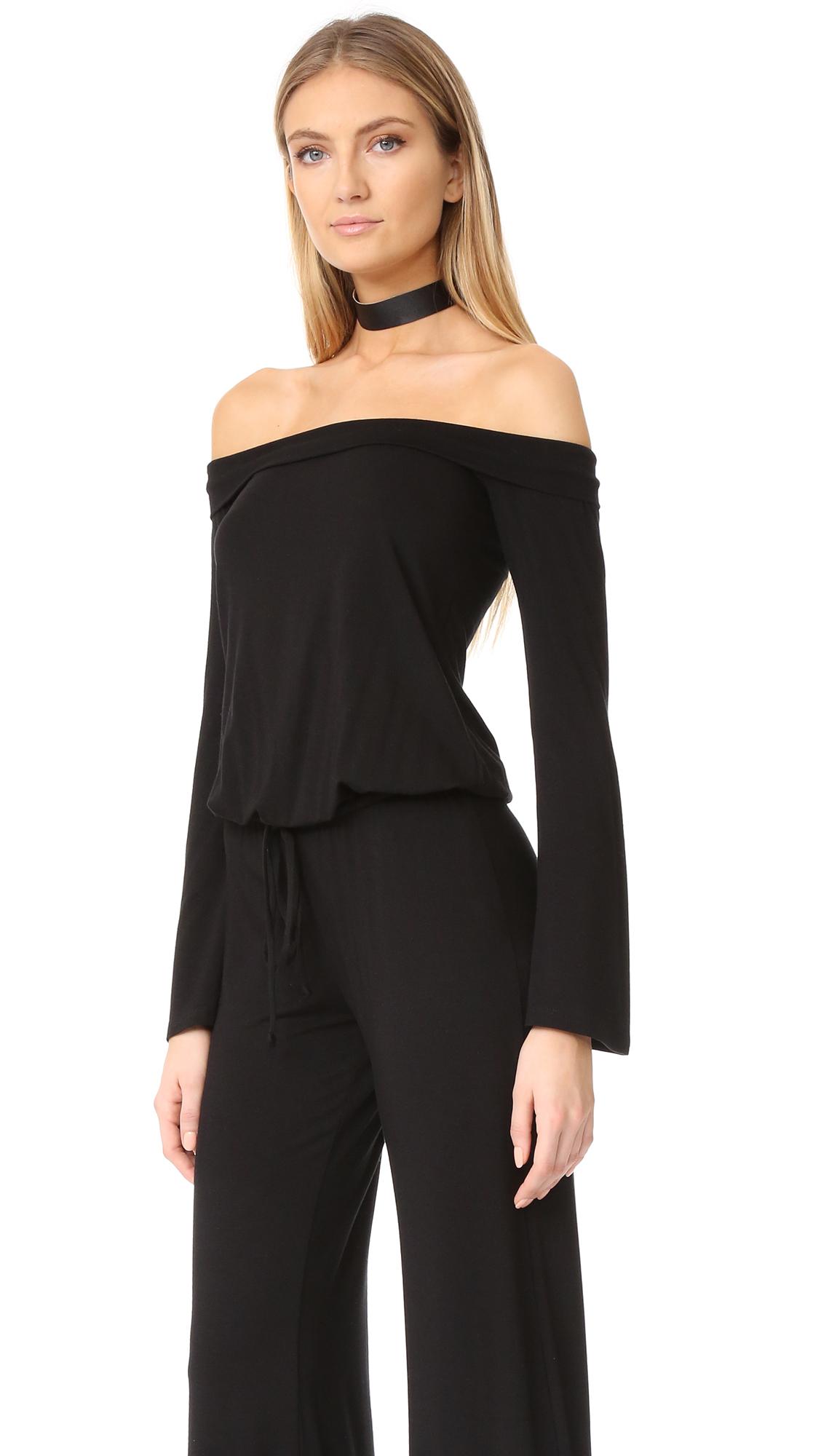 Feel The Piece Synthetic Azusa Off Shoulder Jumpsuit in ...