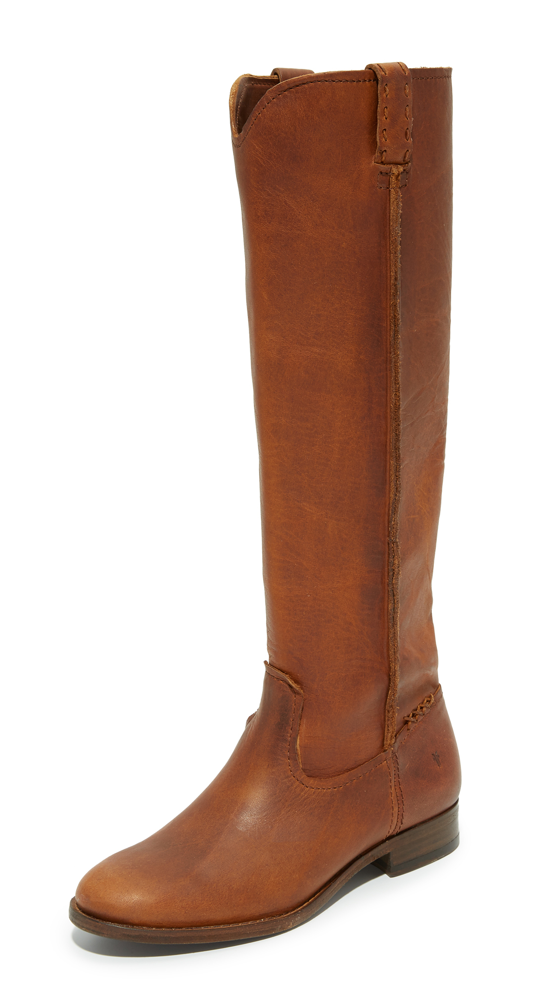 Frye Leather Cara Tall Boots in Cognac (Brown) - Lyst