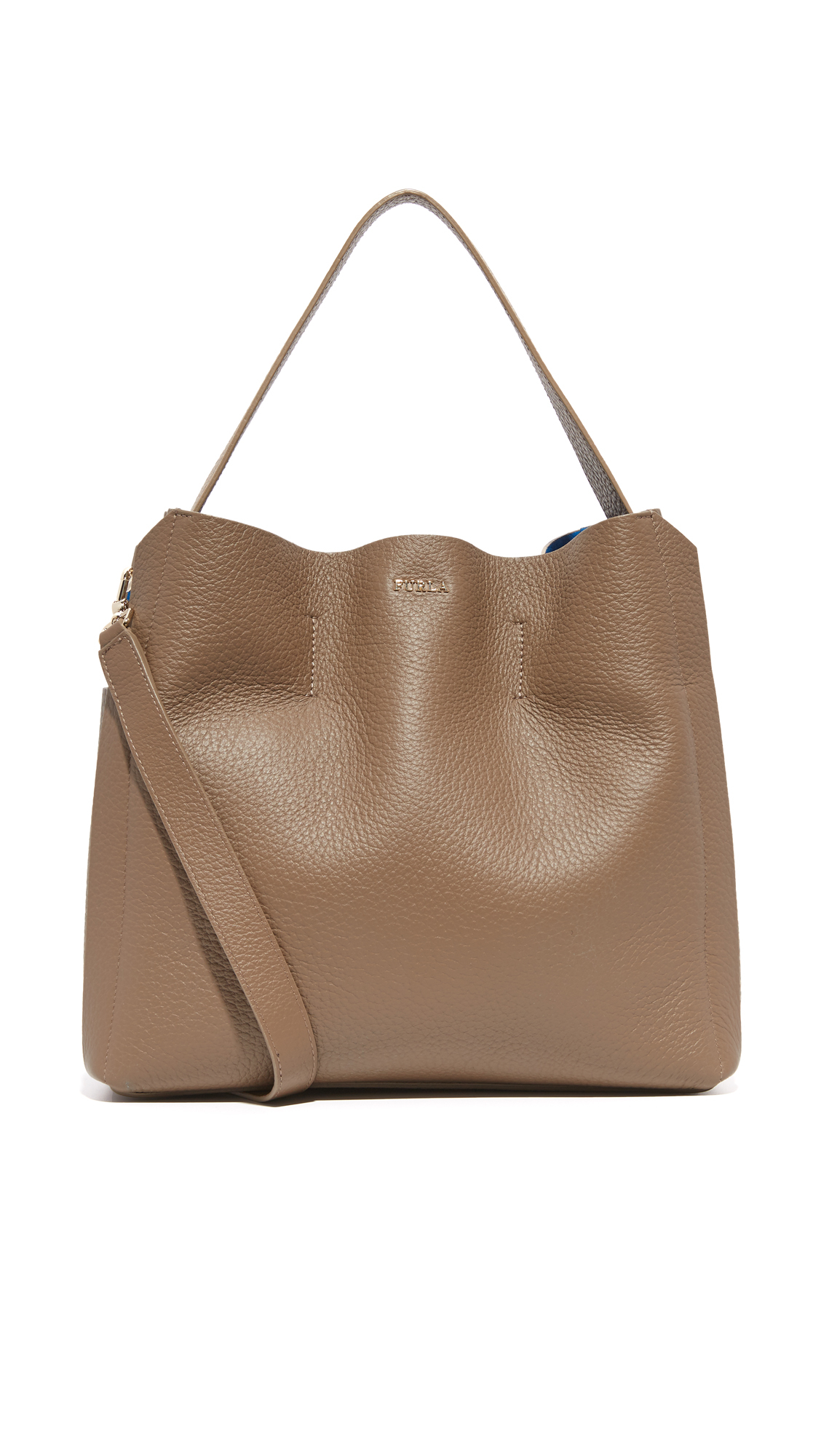 Furla Capriccio Medium Hobo Bag in Brown | Lyst