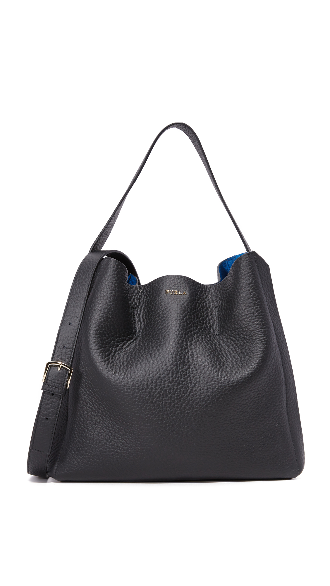 Furla Capriccio Medium Tote in Black | Lyst