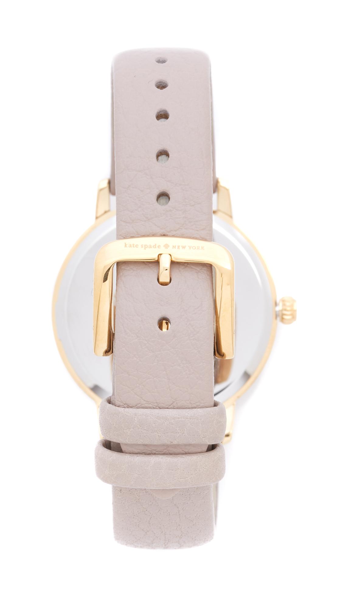 Kate Spade Metro Calm, Cool, Collected Watch in Metallic Lyst