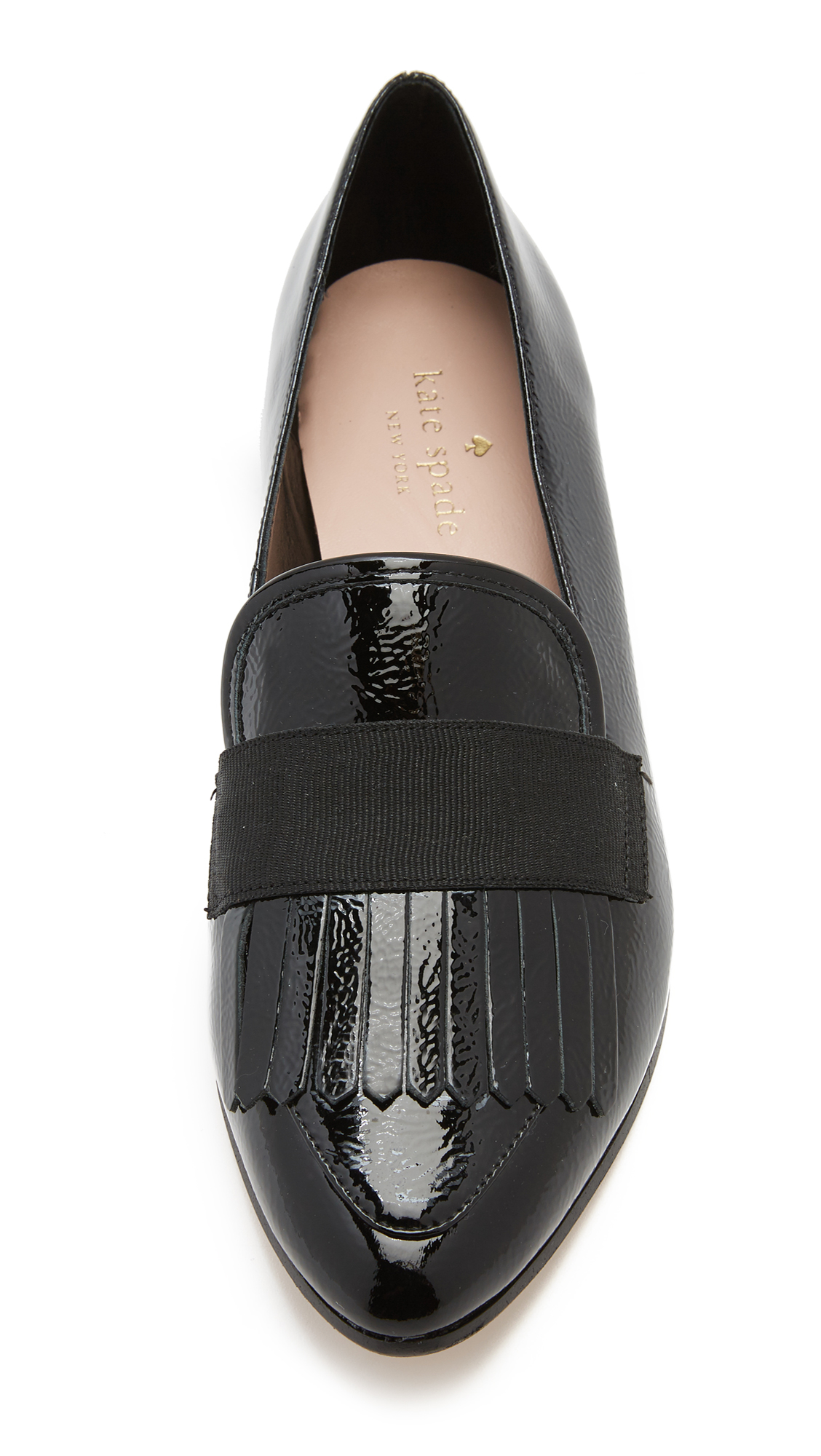 kate spade black loafers